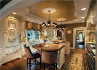 Open Traditional Kitchen by Sandra Steiner-Houck