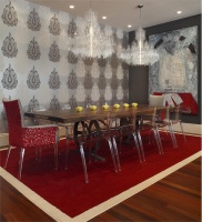 Stately Contemporary Dining Room by Tineke Triggs