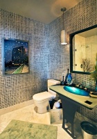 Private Contemporary Bathroom by Rhonda Vandiver-White