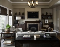 Classic Contemporary Living Room by Susan Fredman