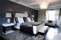 Elegant Transitional Bedroom by Aline Matsika