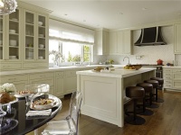 Open Transitional Kitchen by Tineke Triggs