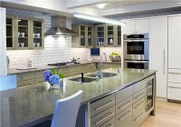 Elegant Contemporary Kitchen by Laura Bohn