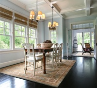 Light Transitional Dining Room by Garrison Hullinger