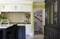 Sunny Transitional Kitchen by Jean Stoffer