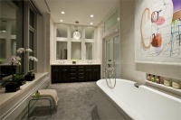 Elegant Contemporary Bathroom by Michael Abrams