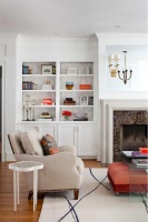 Classic Transitional Family Room by TerraCotta Properties