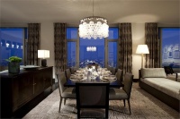 Classic Contemporary Dining Room by Michael Abrams