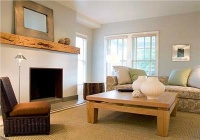 Light Transitional Living Room by Laura Bohn