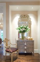 Elegant Contemporary Hallway by Jamie Herzlinger