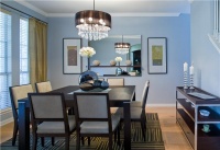 Light Contemporary Dining Room by Komal Sheth