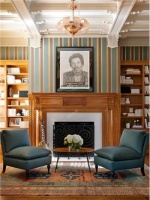 Classic Traditional Living Room by Kendall Wilkinson