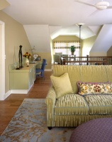 Cozy Transitional Bedroom by Diane Paparo