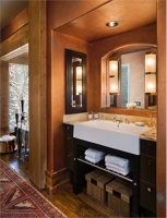 Classic Country/Rustic Bathroom by Jerry Locati