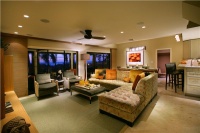 Casual Transitional Living Room by Michael Abrams