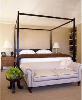 Open Contemporary Bedroom by Shari Lebowitz