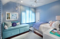 Dramatic Contemporary Kid's Room by Margaret Carter