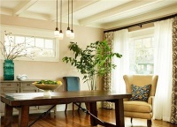 Relaxing Transitional Dining Room by Garrison Hullinger