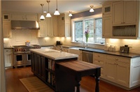 Classic Transitional Kitchen by Frankie Gonzalez