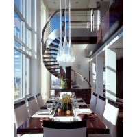 Light Contemporary Dining Room by Thomas Mojo & Mark Stumer