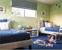 Cozy Contemporary Kid's Room by Jennifer Jones