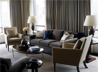 Classic Transitional Living Room by Glenn Gissler