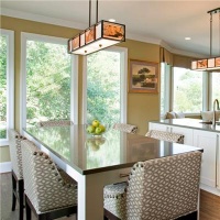 Light Contemporary Dining Room by Lorraine Vale