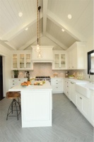 Open Transitional Kitchen by Christopher Grubb