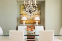 Light Contemporary Dining Room by Jacquelyn Armour