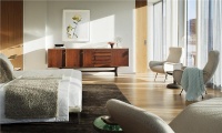 Formal Contemporary Bedroom by Brad Ford