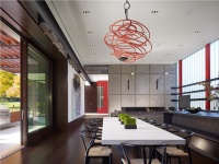 Open Contemporary Dining Room by Jessica Lagrange