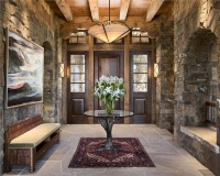 Cozy Country/Rustic Foyer by Jerry Locati