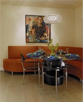 Dramatic Contemporary Dining Room by Savena Doychinov