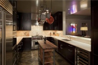 Dark Contemporary Kitchen by Mark Cravotta