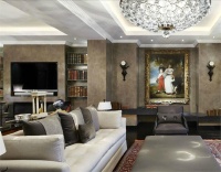 Classic Transitional Living Room by Kelly Hoppen