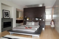 Light Contemporary Bedroom by William Ruhl & Bradford Walker