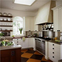 Homey Transitional Kitchen by Jane Ellison