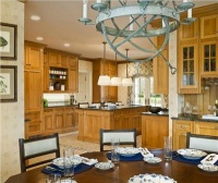 Open Transitional Kitchen by Barbara Eberlein