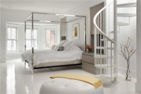 Spare Contemporary Bedroom by William Ruhl & Bradford Walker