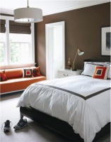 Homey Contemporary Bedroom by Lauren Muse