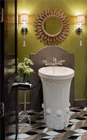 Elegant Contemporary Bathroom by Jamie Herzlinger