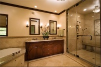 Elegant Traditional Bathroom by Christopher Grubb