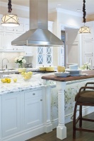 Elegant Traditional Kitchen by Jamie Herzlinger