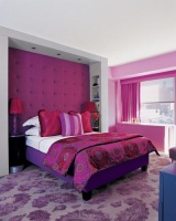 Light Contemporary Bedroom by Drake Design Associates