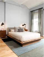 Light Contemporary Bedroom by Amanda Moore