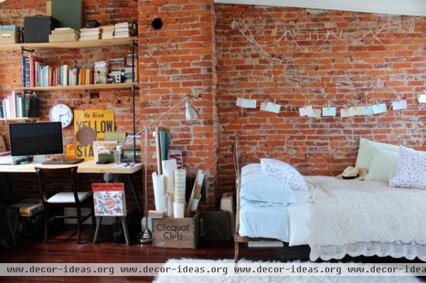 South Philly Row House - eclectic - bedroom - philadelphia