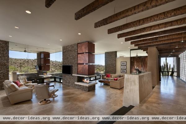 Pass Residence - contemporary - living room - phoenix