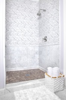 Lace Shower - eclectic - bathroom - santa barbara