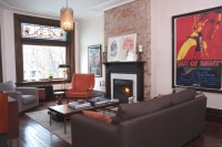 Parkdale Victorian Renewal - modern - living room - toronto