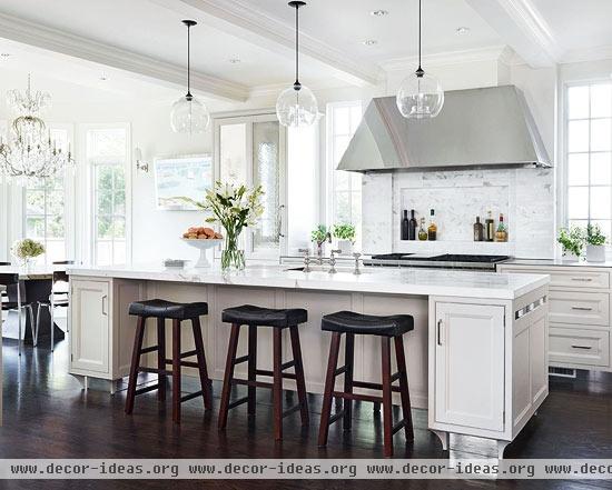 Light and Lovely Marble Kitchen